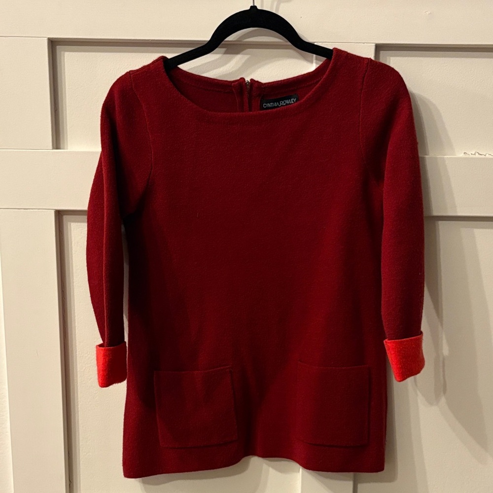 Cynthia Rowley Red Sweater